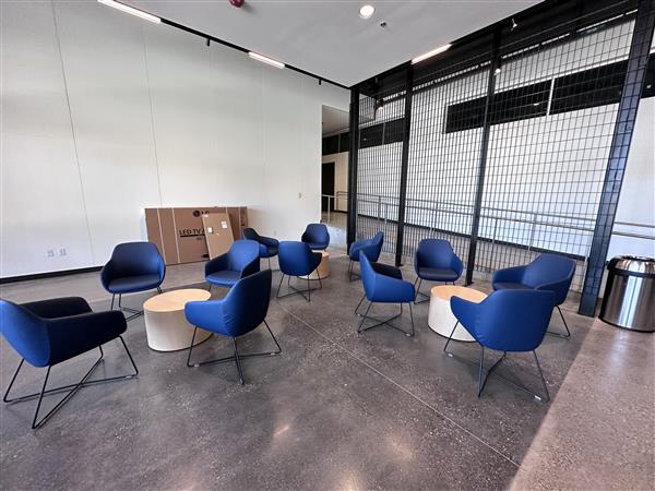 North lobby with furniture